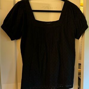 Laundry By Shelli Segal Black Top, size 6